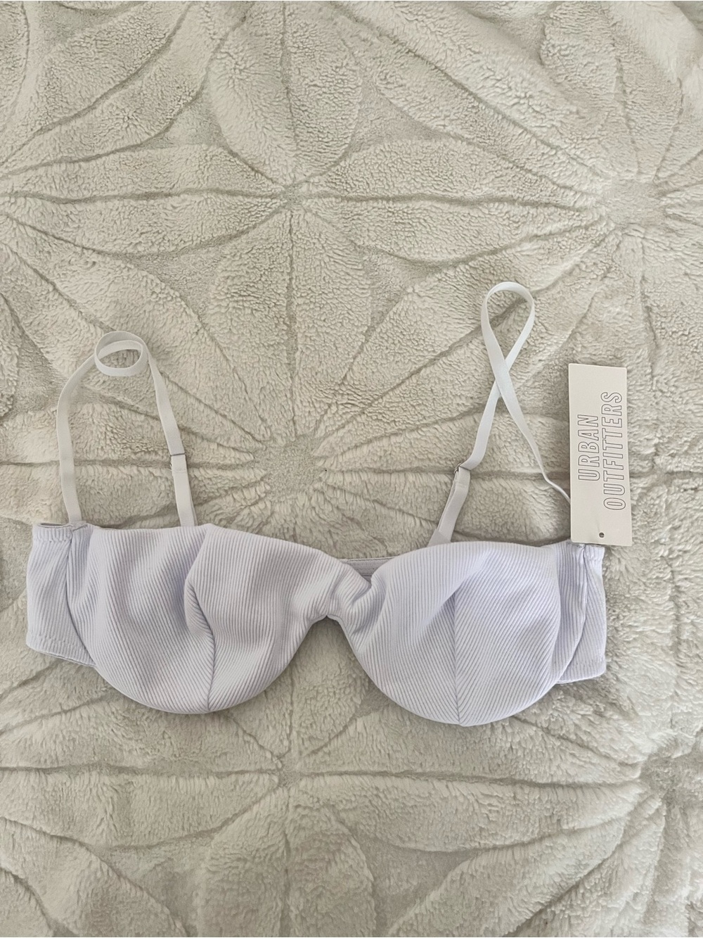 Urban Outfitters Light Lavender Ribbed Underwire Bra